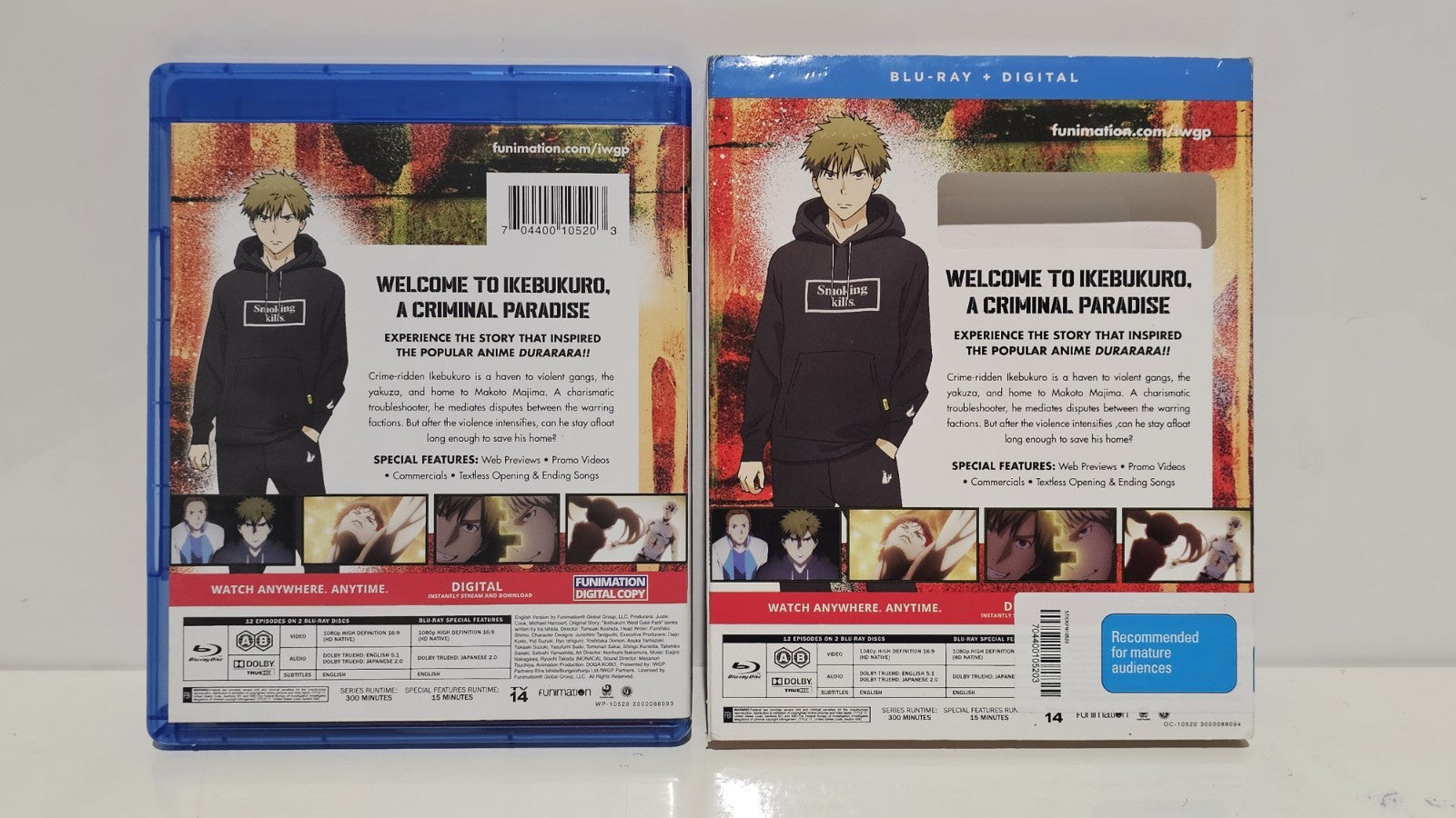 Ikebukuro West Gate Park: Season 1 (Blu-ray, 2020) Dvd Retro Exchange Australia