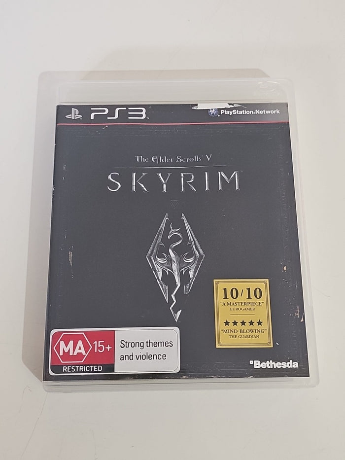 The Elder Scrolls V 5 Skyrim Sony PlayStation 3 PS3 Game With Manual - Bethesda | Retro Exchange