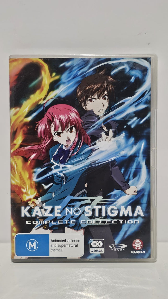 Kaze No Stigma (M) Complete Collection DVD 4 Discs Pal Region 4 Oz Seller | Retro Exchange
