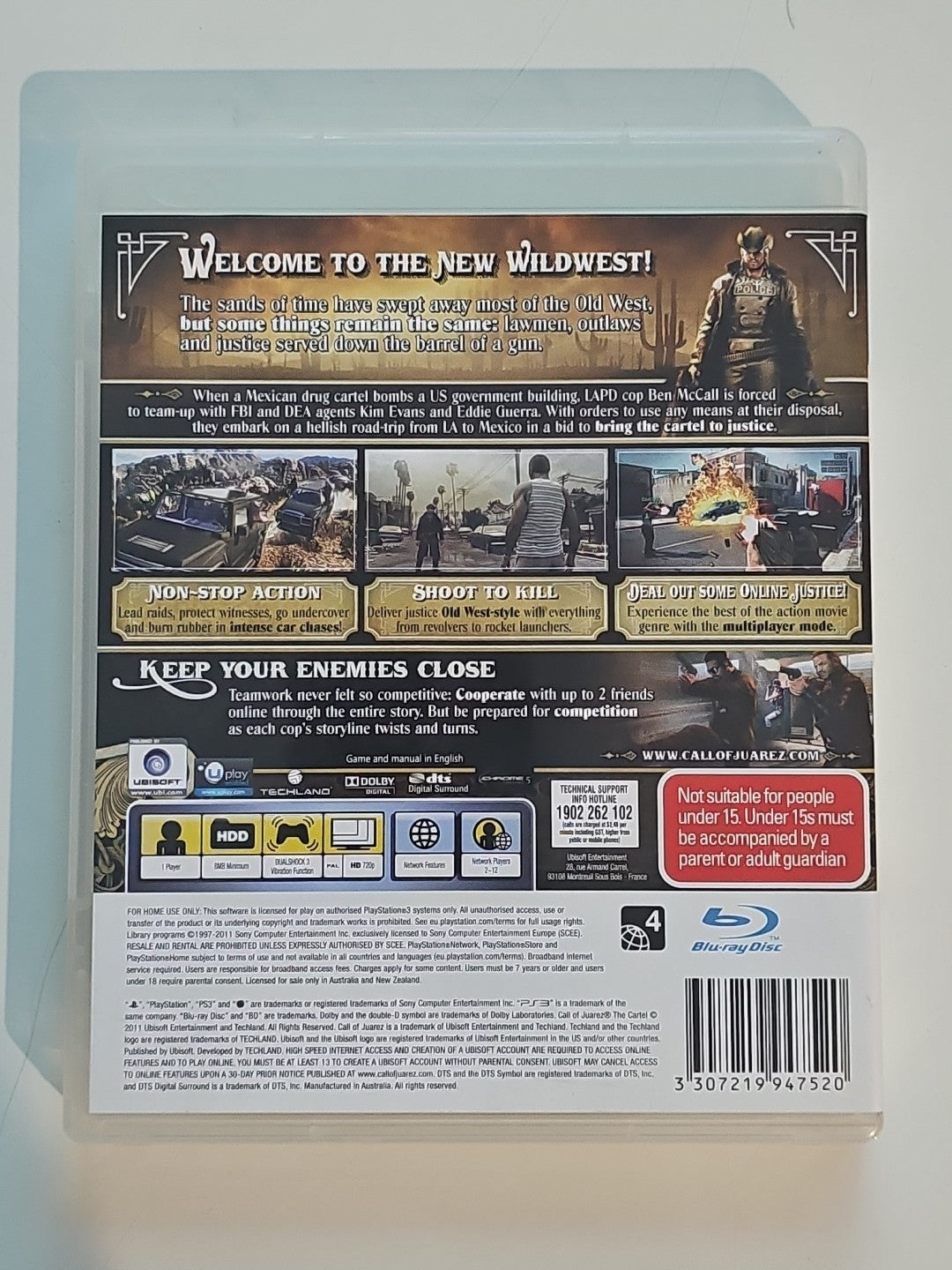 Call of Juarez: The Cartel - Playstation 3 Pal PlayStation 3 PS3 Game Retro Exchange Australia