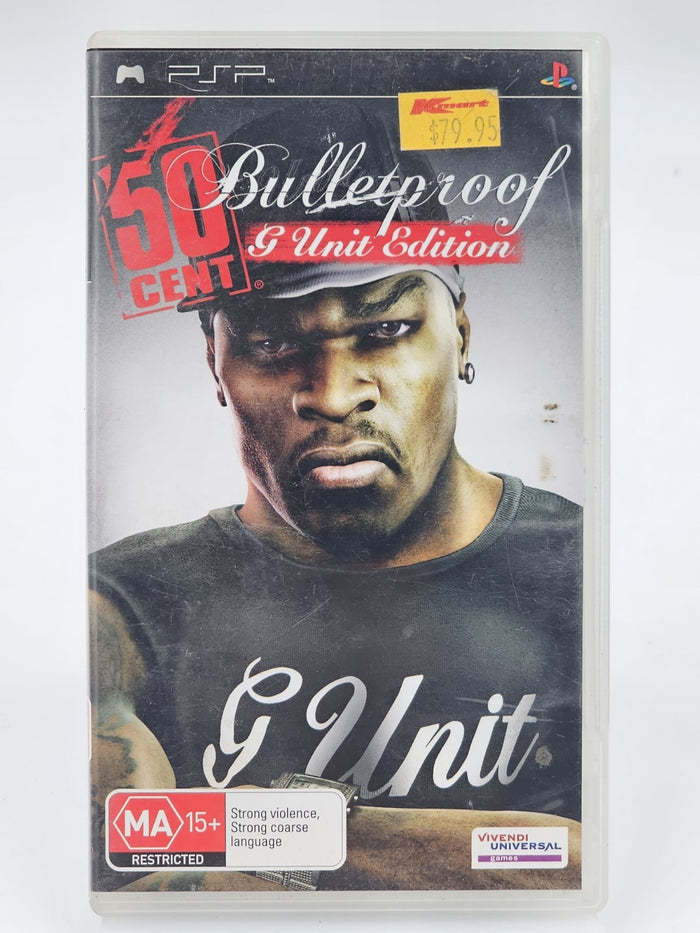 50 Cent Bulletproof G Unit Edition Playstation Portable PSP Game PlayStation RetroExchange Australia