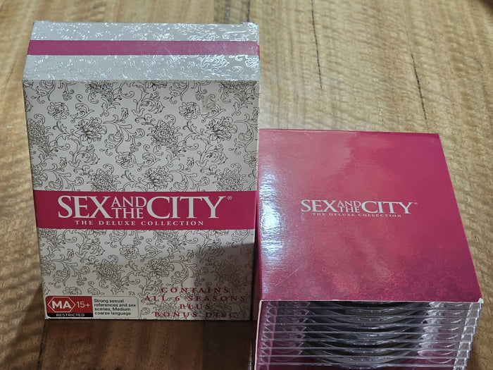 Sex and the City Deluxe Collection DVD 2009 Complete Series Seasons 1-6 Box Set Dvd Box Set Retro Exchange Australia