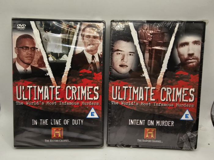 Ultimate Crimes: The World's Most Infamous Murders – 2 DVD Bundle – Sealed | Retro Exchange