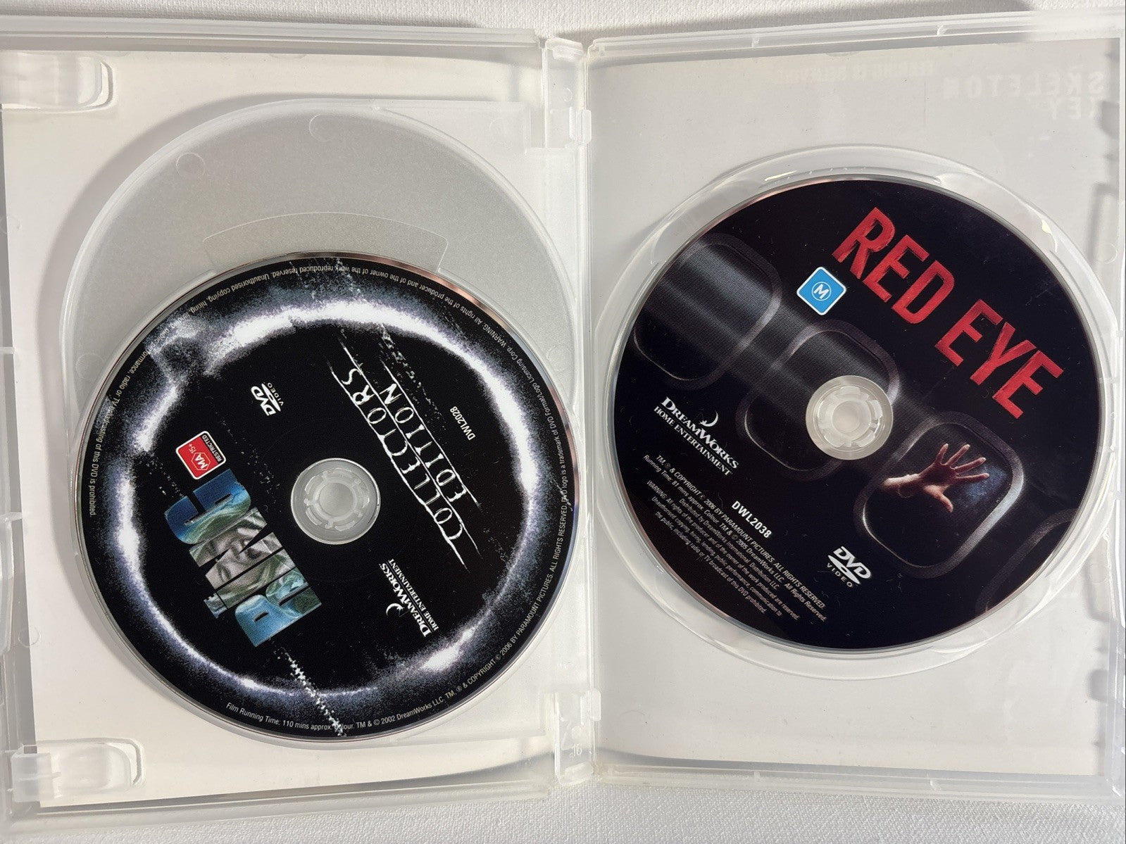 Skeleton Key / The Ring / Red Eye 3 DVD Set. Horror Region4 Retro Exchange Australia