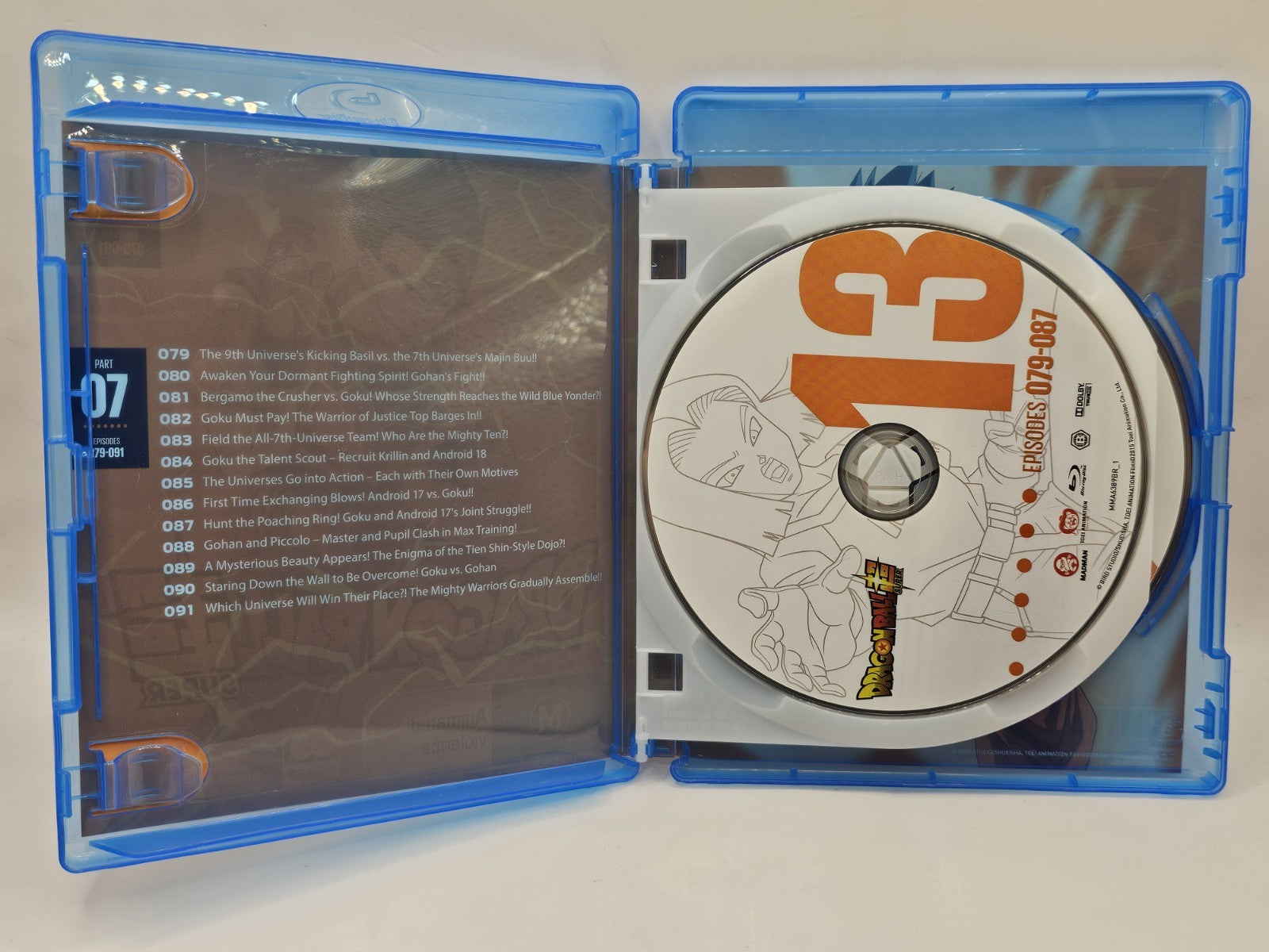 Dragon Ball Super: Part 7: Eps 79-91 (Blu-ray, 2017) Dvd Retro Exchange Australia