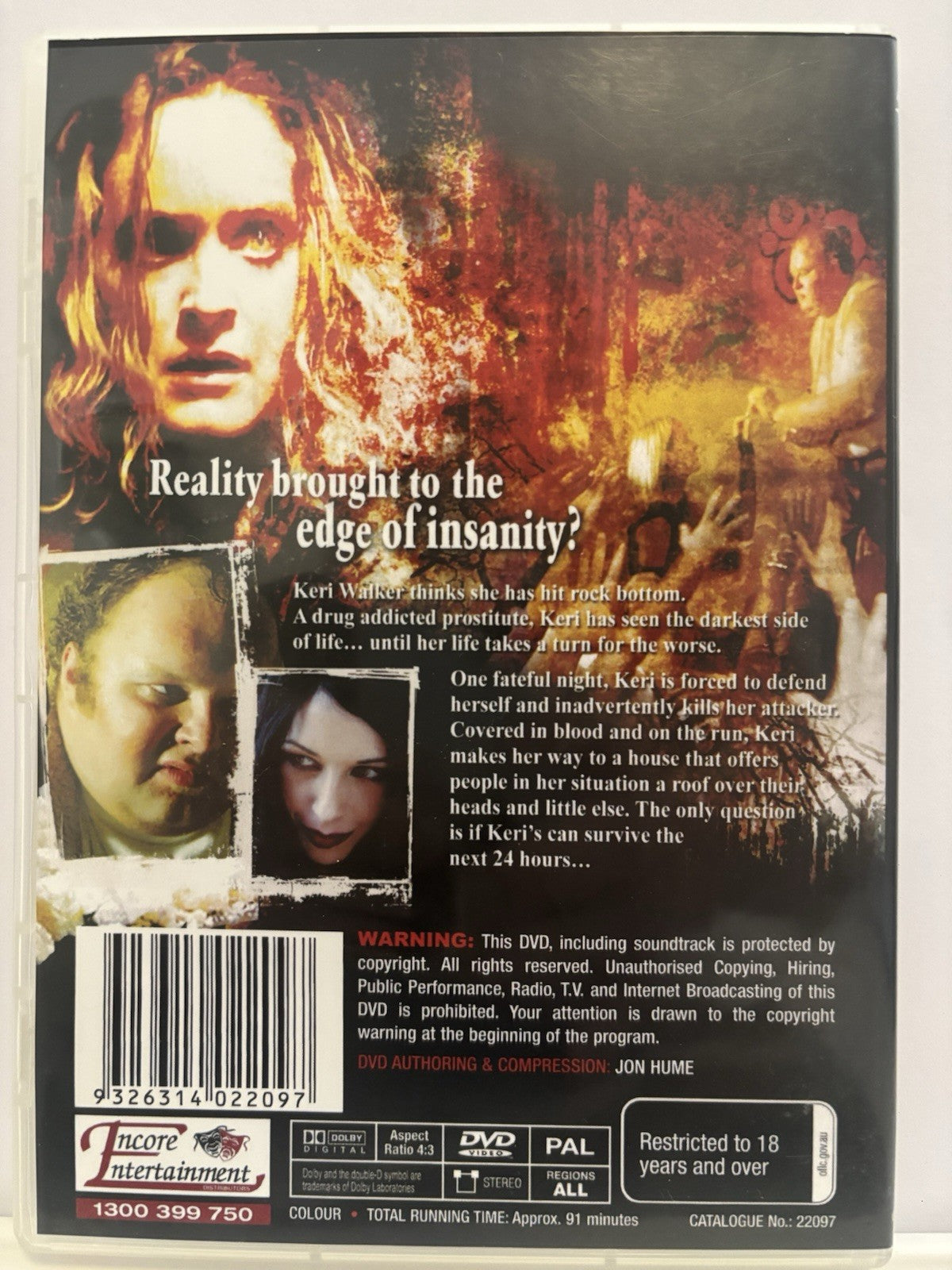Dark Places DVD All regions Syn Devil Nessa Hawkins David C Hayes Retro Exchange Australia