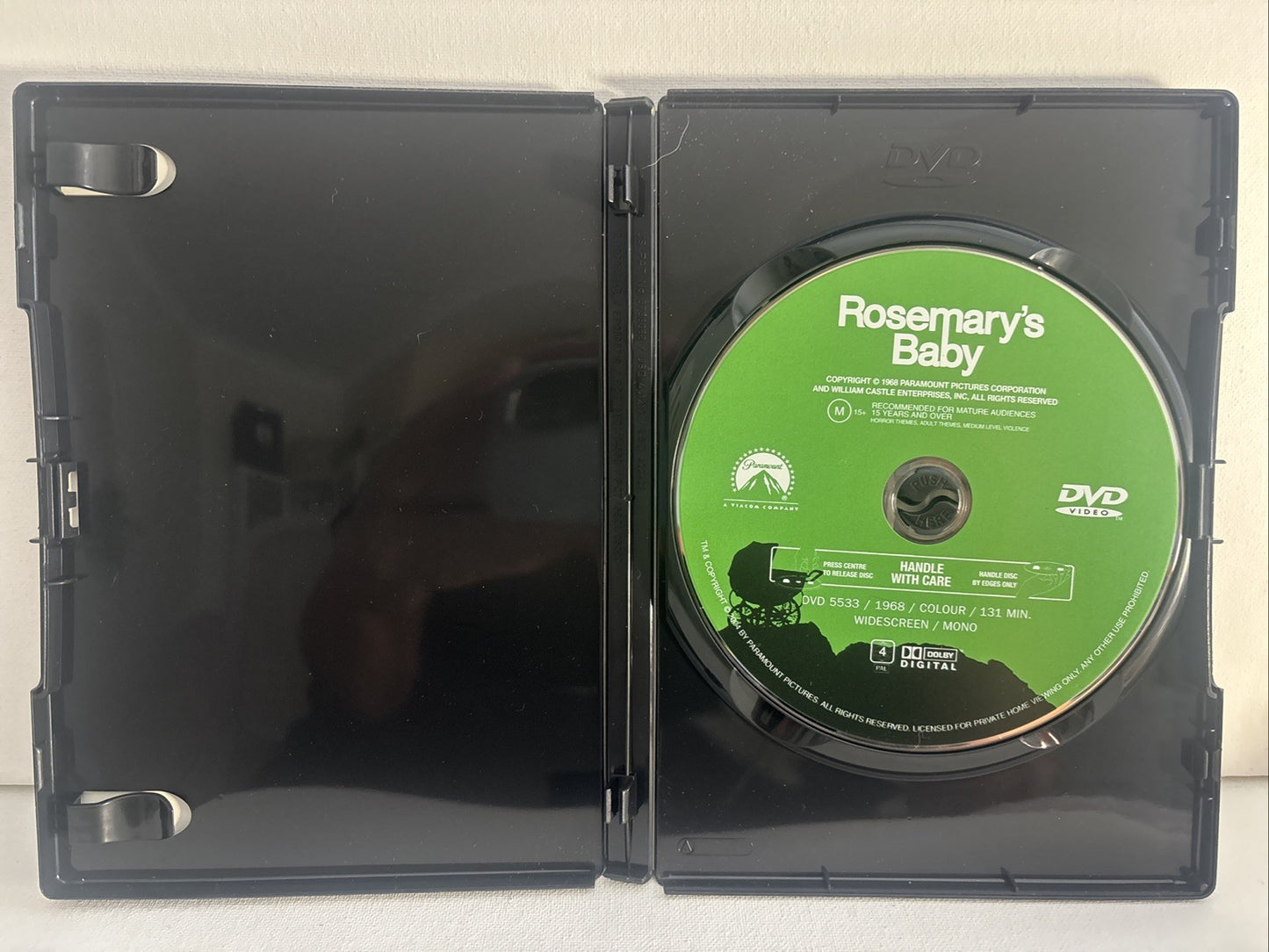 Rosemary's Baby (DVD, 1968) Great Directors Collection -Horror -Region 4 DVD RetroExchange Australia
