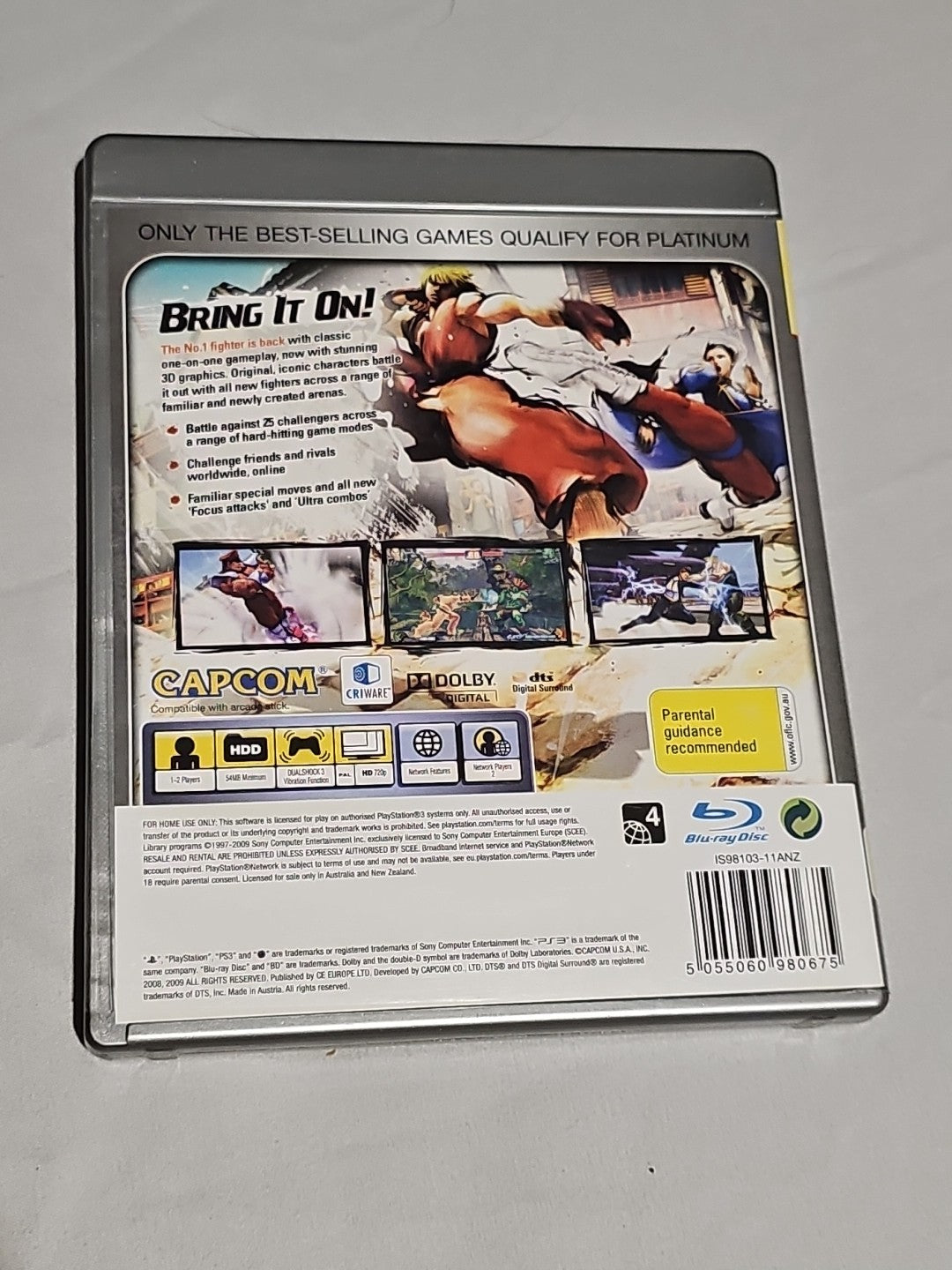 Sony PlayStation 3 Game - Street Fighter IV - With Manual PlayStation 3 PS3 Retro Exchange Australia