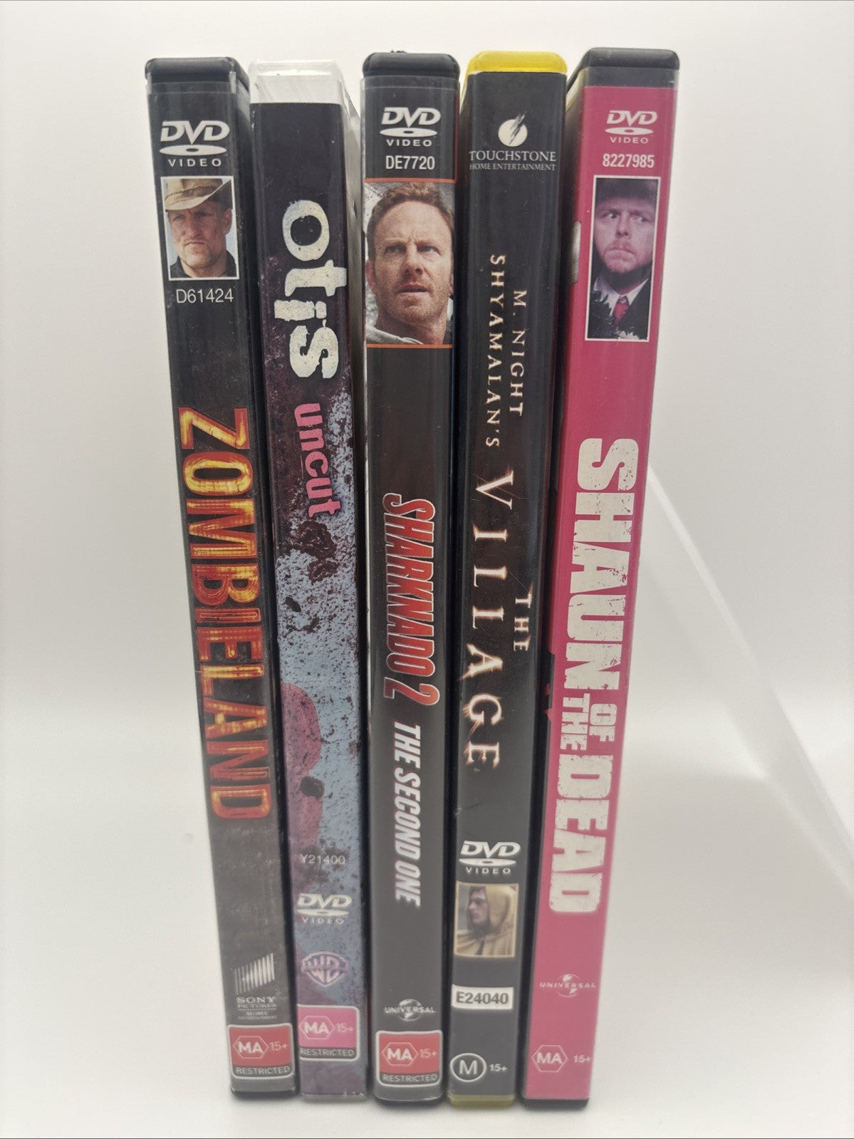 Horror DVD Bundle of 5: Zombieland, Otis, The Village, Sharknado2, Shaun Of Dead DVD RetroExchange Australia