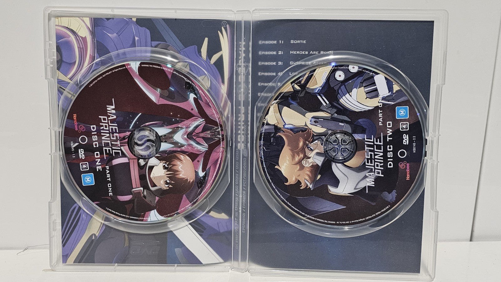 Majestic Prince Part One & Two DVD (4 Discs) Region 4 Like New! Retro Exchange Australia