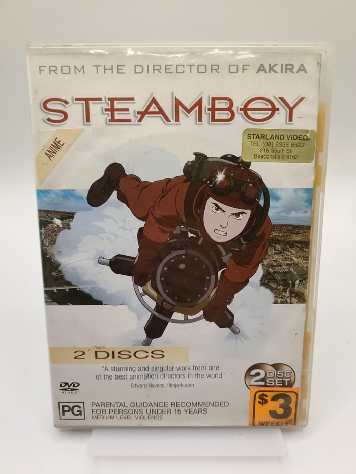 STEAMBOY Movie Anime Manga DVD (Screen Gems, 2004) English Japanese from Akira | Retro Exchange