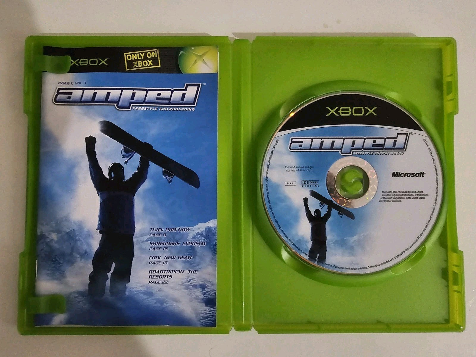 Amped Xbox Original Game - Used - Complete - PAL Original Xbox Retro Exchange Australia
