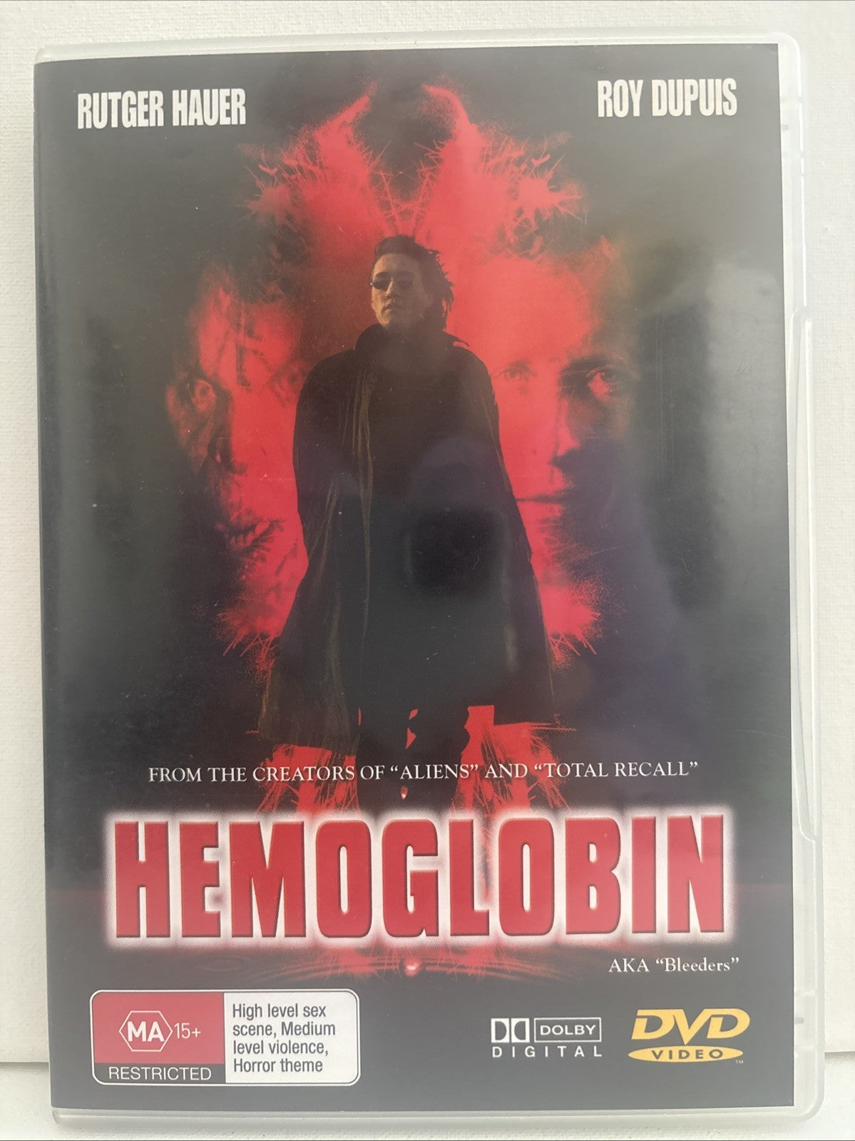 Hemoglobin DVD 1997 Horror- Rutger Hauer Movie Region 4 DVD RetroExchange Australia