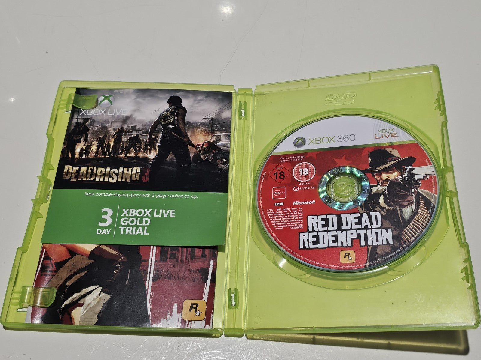 Red Dead Redemption (Microsoft Xbox 360, 2010) Game Retro Exchange Australia