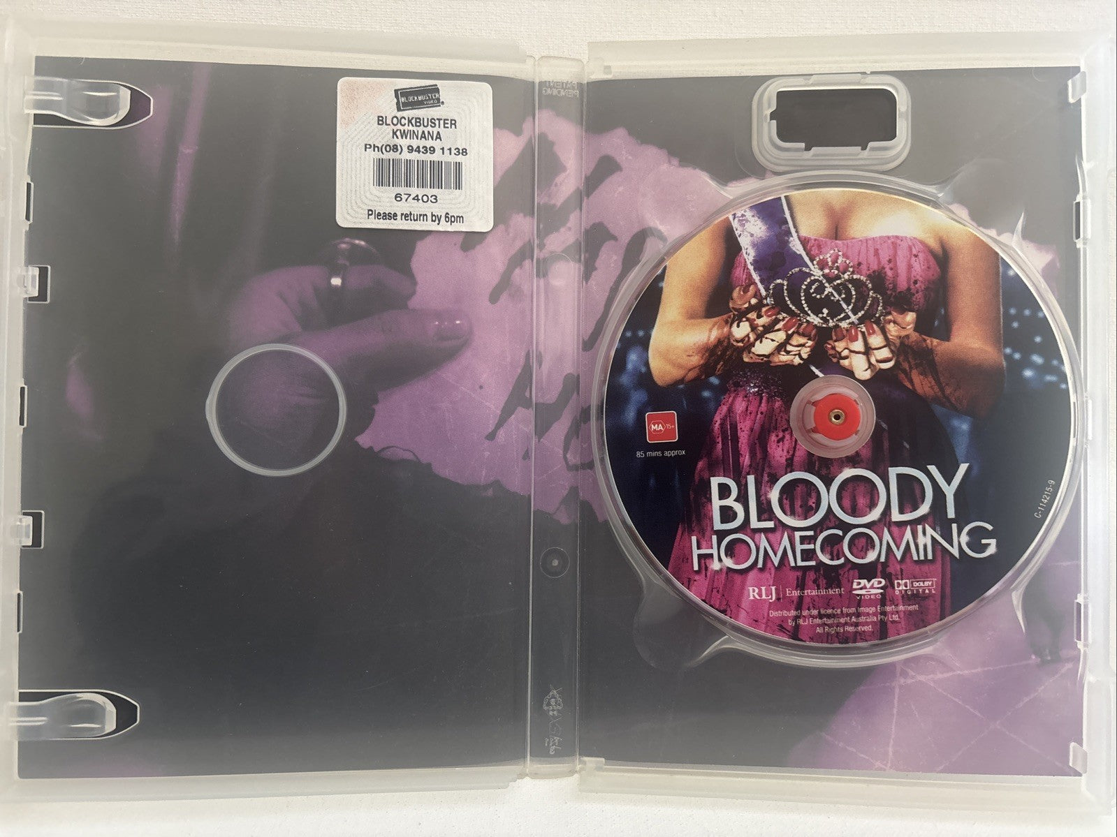 Bloody Homecoming (DVD) Horror Region 4 DVD RetroExchange Australia