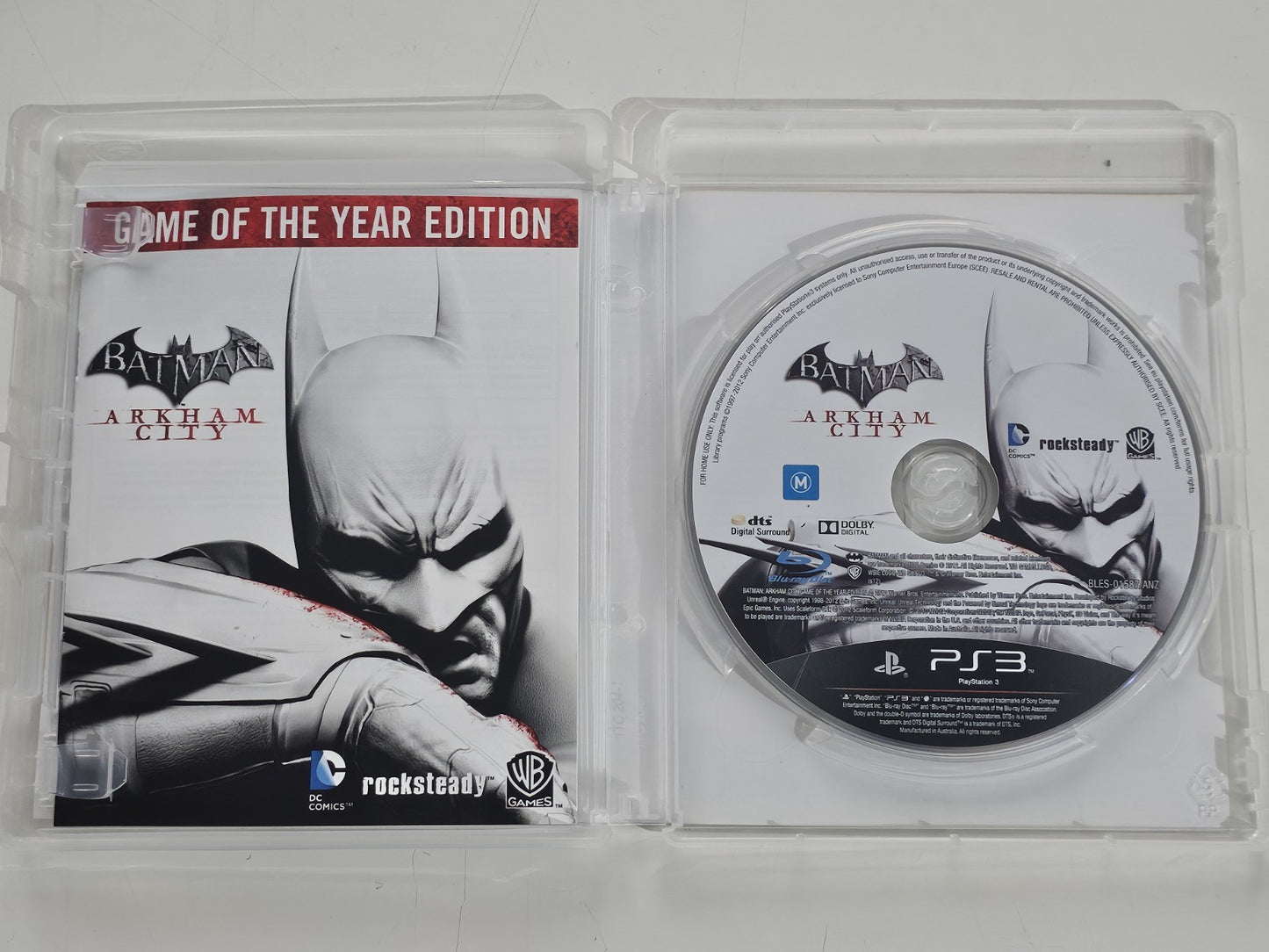 Batman Arkham City: Game of the Year Edition PlayStation 3 PS3 Region 4 Retro Exchange Australia