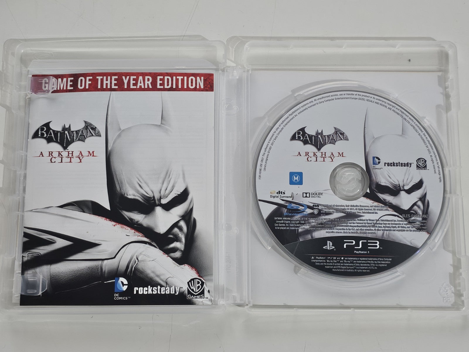 Batman Arkham City: Game of the Year Edition PlayStation 3 PS3 Region 4 Retro Exchange Australia