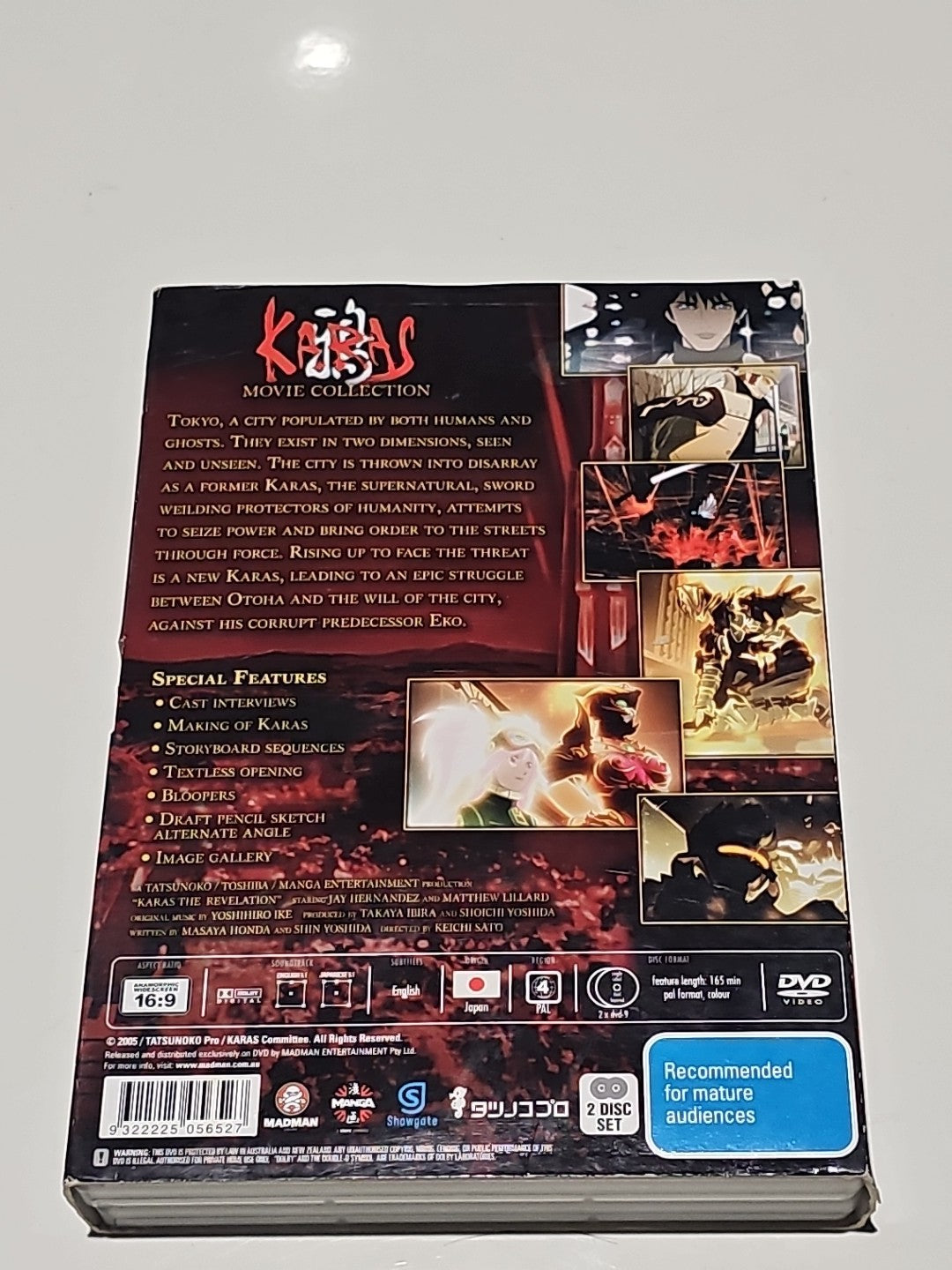 Sealed Karas: Movie Collection The Revelation and The Prophecy (DVD, 2005) Manga Dvd Box Set Retro Exchange Australia