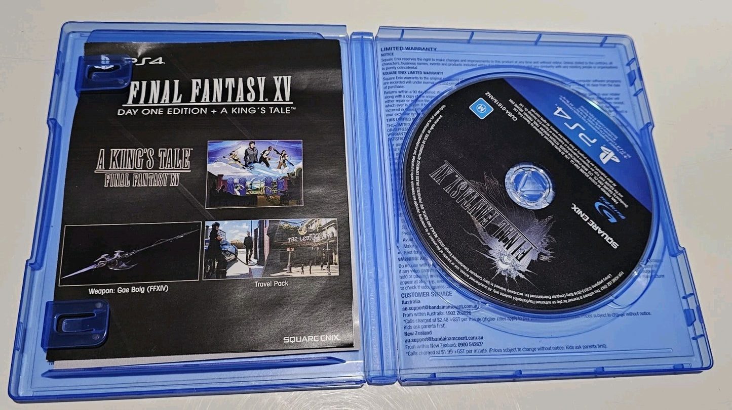 Final Fantasy XV 15 Day One Edition - With Working DLC Codes - Tested Game Retro Exchange Australia