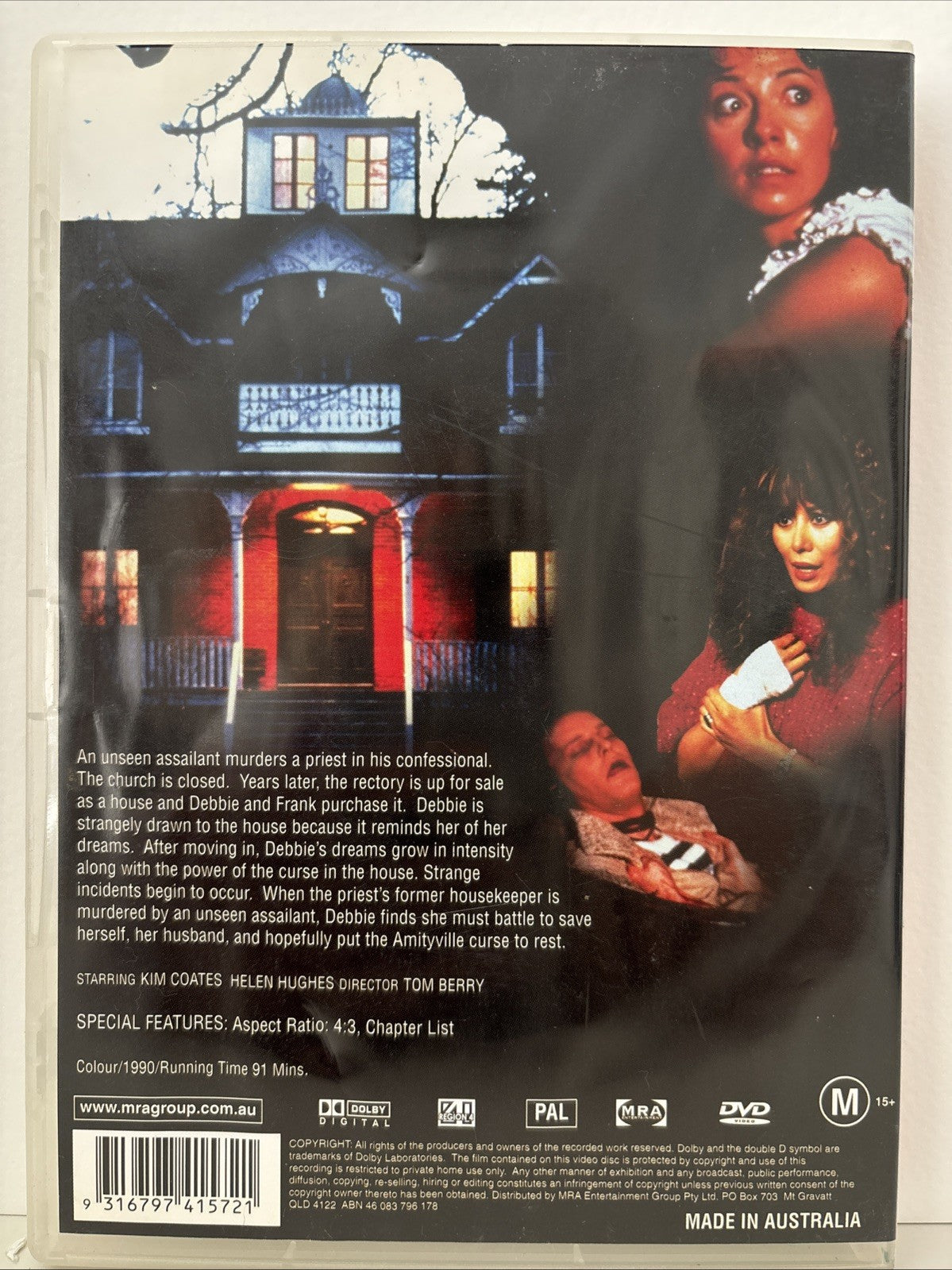 Amityville Curse DVD 1990 Horror Region 4 Retro Exchange Australia