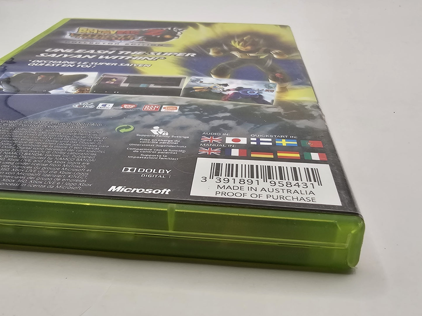 Rare Collectors Edition Dragon Ball Z: Ultimate Tenkaichi - Xbox 360 Game Retro Exchange Australia