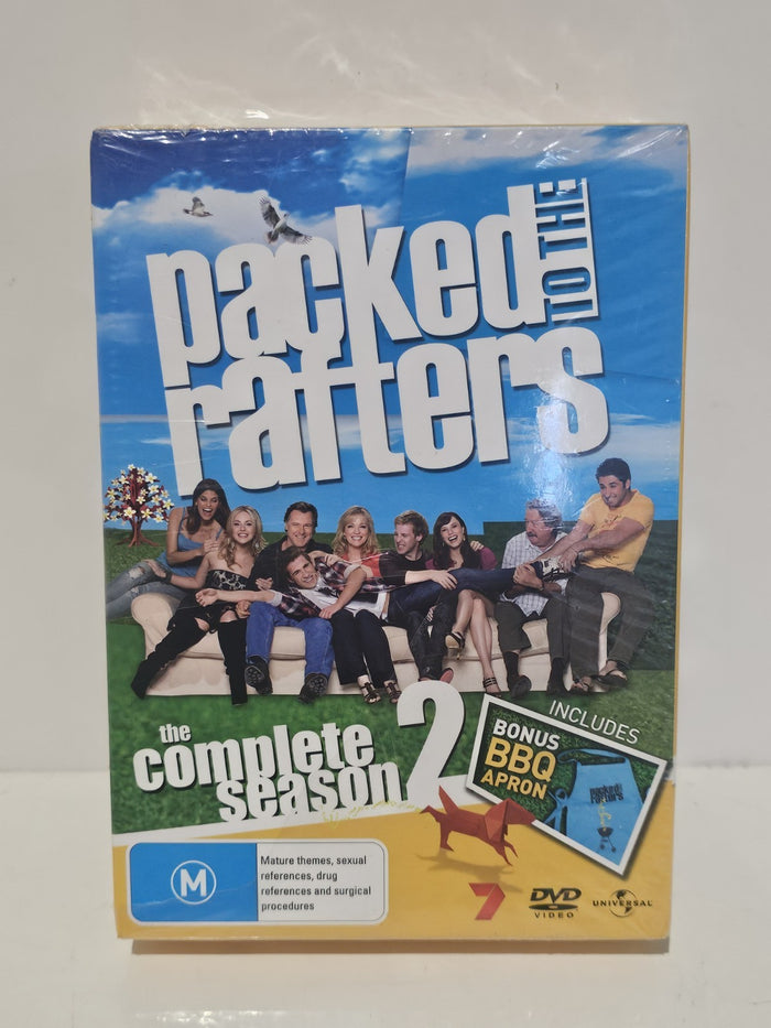Packed To The Rafters Complete Season 2 DVD + BBQ Apron Gift Set New Region 2/4 Retro Exchange Australia