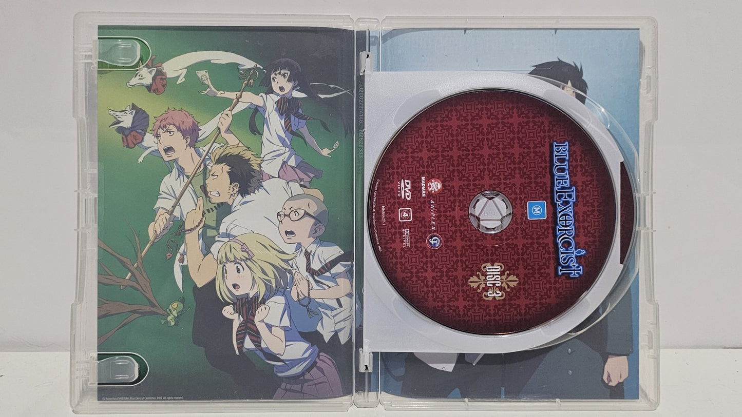 Blue Exorcist Collection 2 DVD Anime Episodes 14–25 Region 4 Madman Dvd Box Set Retro Exchange Australia
