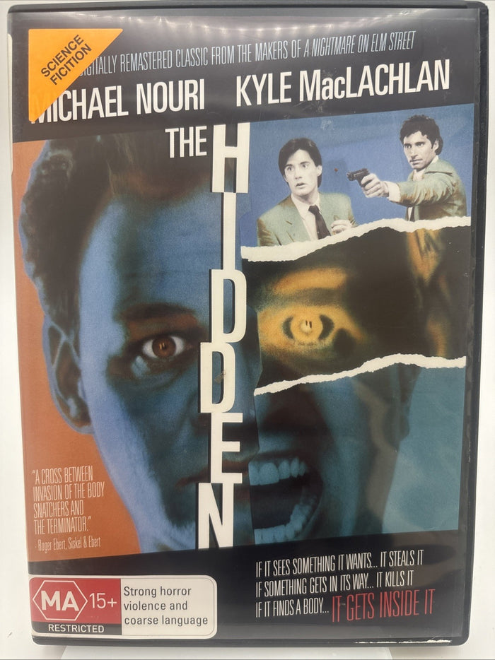 The Hidden (DVD, 1987) Horror Sci Fi Region 4 Ex Rental | Retro Exchange
