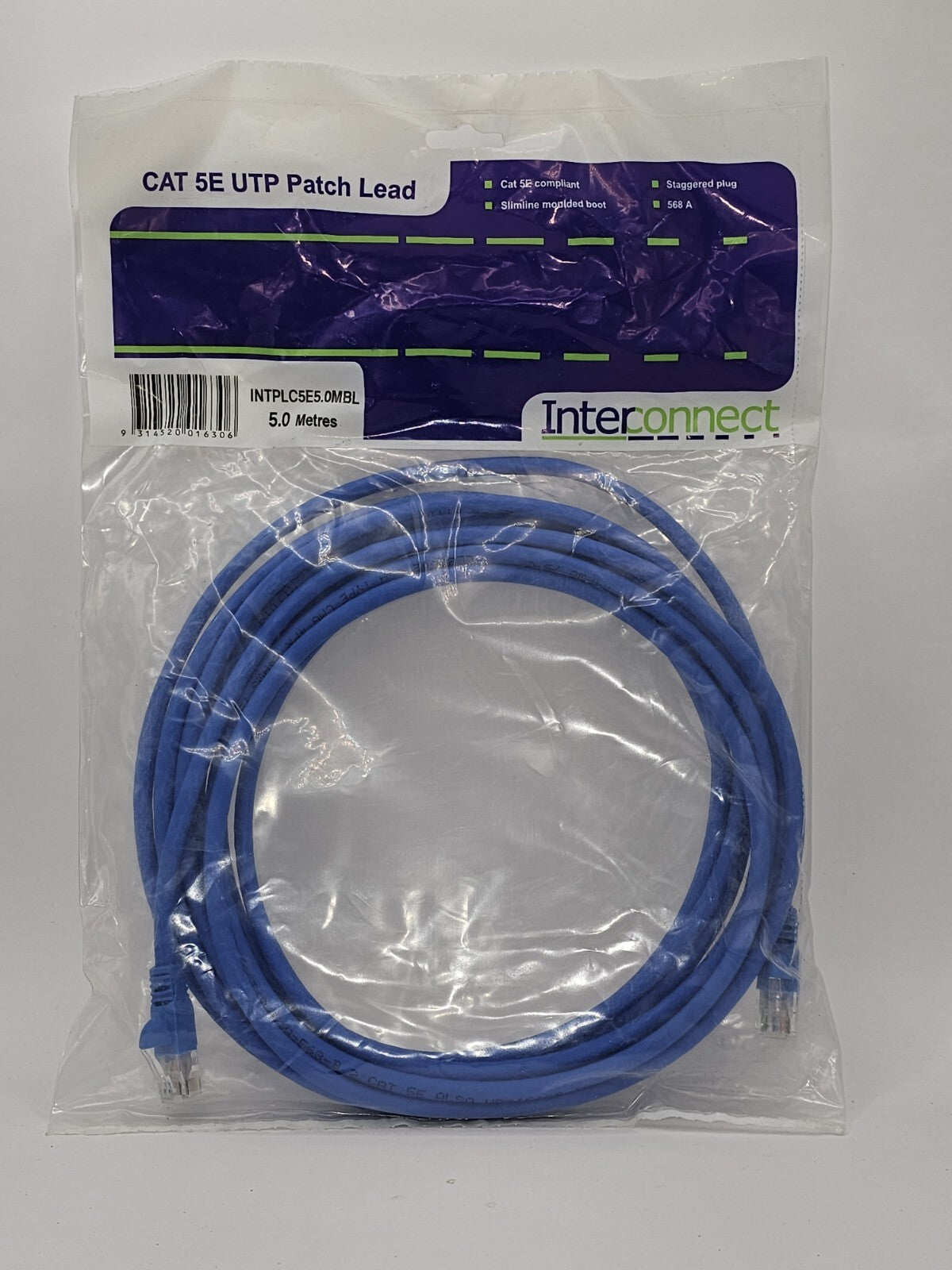 CAT5e Ethernet Network Patch Cable 5m RetroExchange Australia
