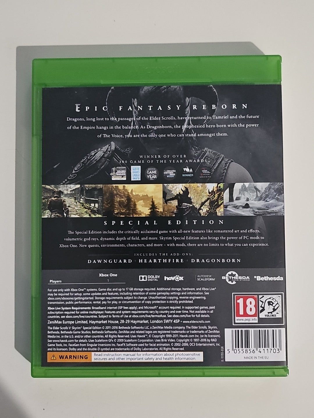 The Elder Scrolls V Skyrim Special Edition Xbox One GC Game Retro Exchange Australia