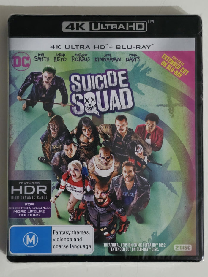Suicide Squad - Brand New Sealed [4K UHD] Dvd Retro Exchange Australia