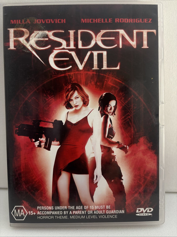 Resident Evil (DVD, 2002) Horror Region 4 Ex Rental | Retro Exchange