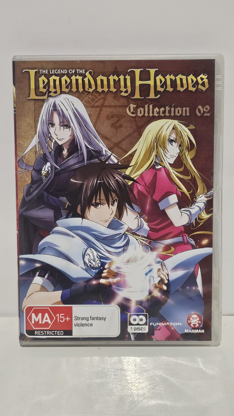 The Legend of the Legendary Heroes Collection 02 DVD (2 Disc) Anime MA15 Dvd Box Set Retro Exchange Australia