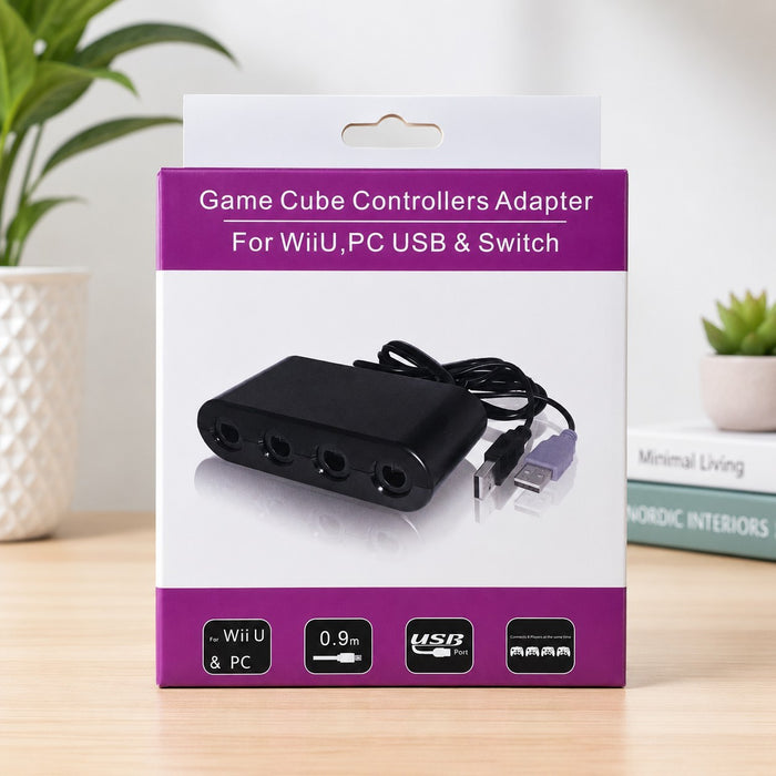 Game Cube Controller Adapter For WiiU, PC USB & Switch - New In Box - Free Post | Retro Exchange