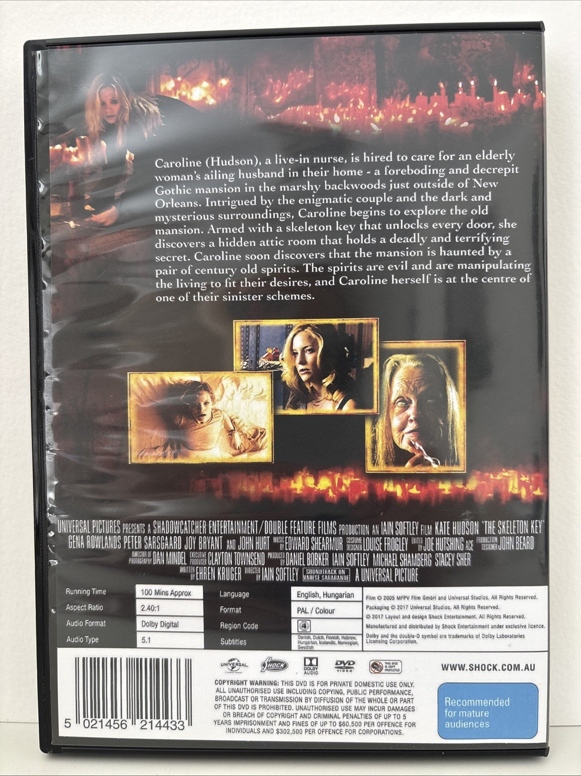 The Skeleton Key DVD 2005 Horror Region 4 Retro Exchange Australia