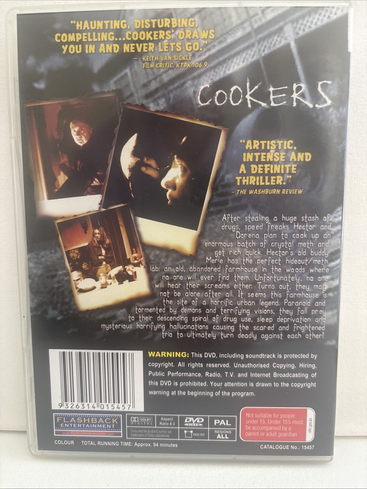 Cookers - DVD (VGC) Aus Region 4 Horror DVD RetroExchange Australia
