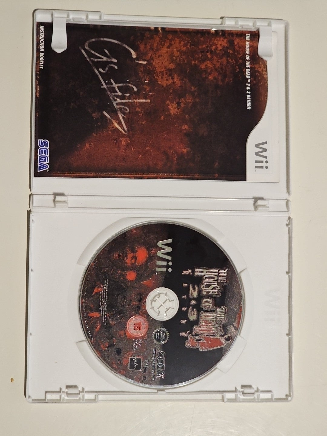 Nintendo Wii Game - The House of the Dead 2 & 3 - with Manual Retro Exchange Australia