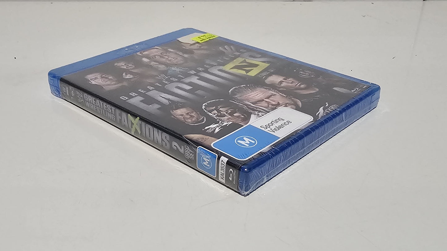WWE Wrestlings Greatest Factions Blu-Ray (2 Disc Set) Dvd Box Set Retro Exchange Australia