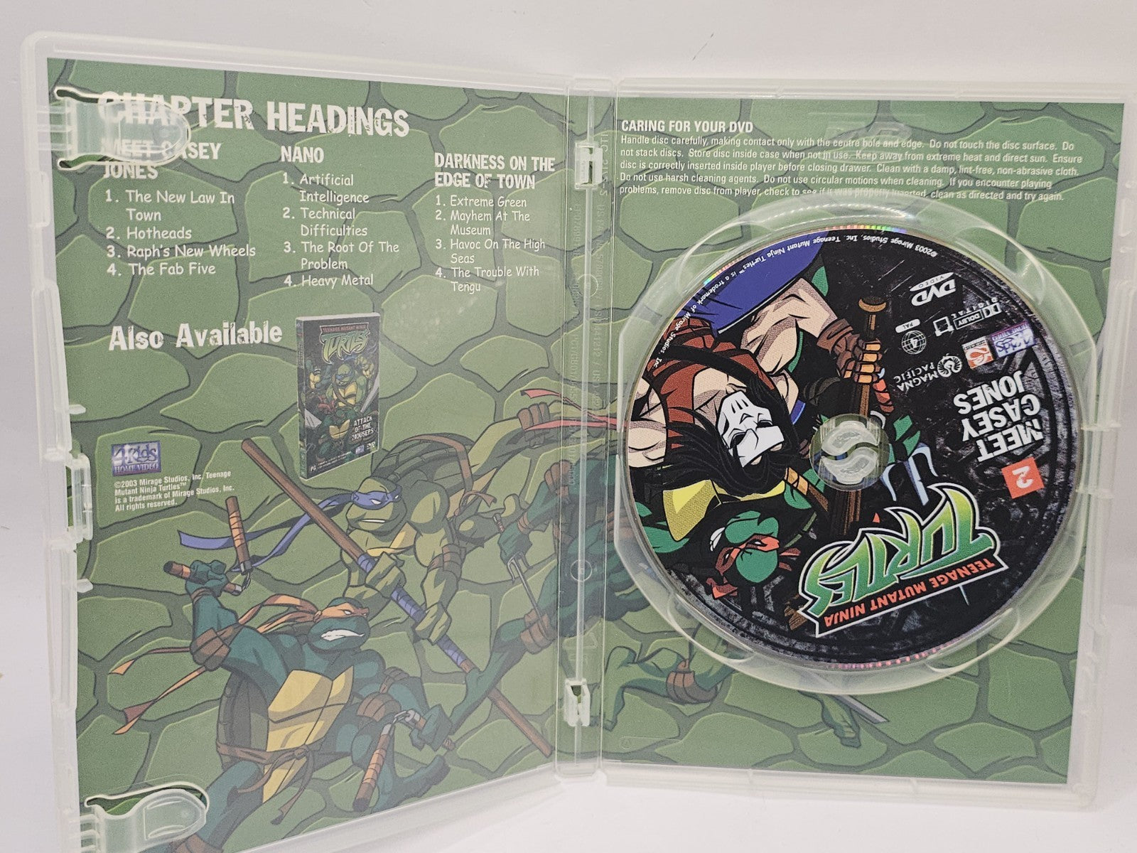 Teenage Mutant Ninja Turtles TMNT | 4 Disc Set | DVD | Region 4 Retro Exchange Australia