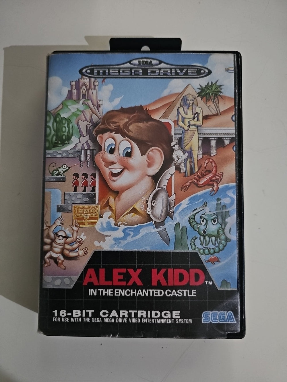 Alex Kidd in the Enchanted Castle Sega Mega Drive – Complete with Manual Tested | Retro Exchange