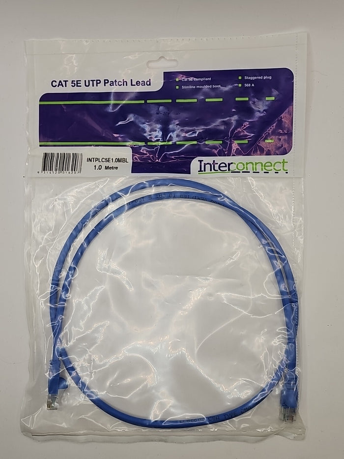 CAT5e Ethernet Network Patch Cable 1m | Retro Exchange