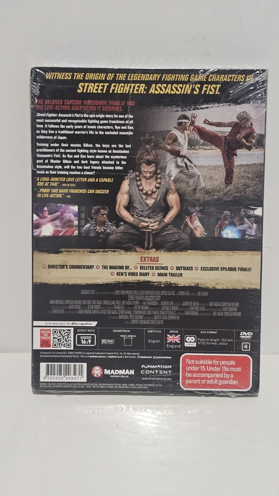Street Fighter-Assassin's Fist DVD [2 Disc Set) Region 4 Dvd Box Set Retro Exchange Australia