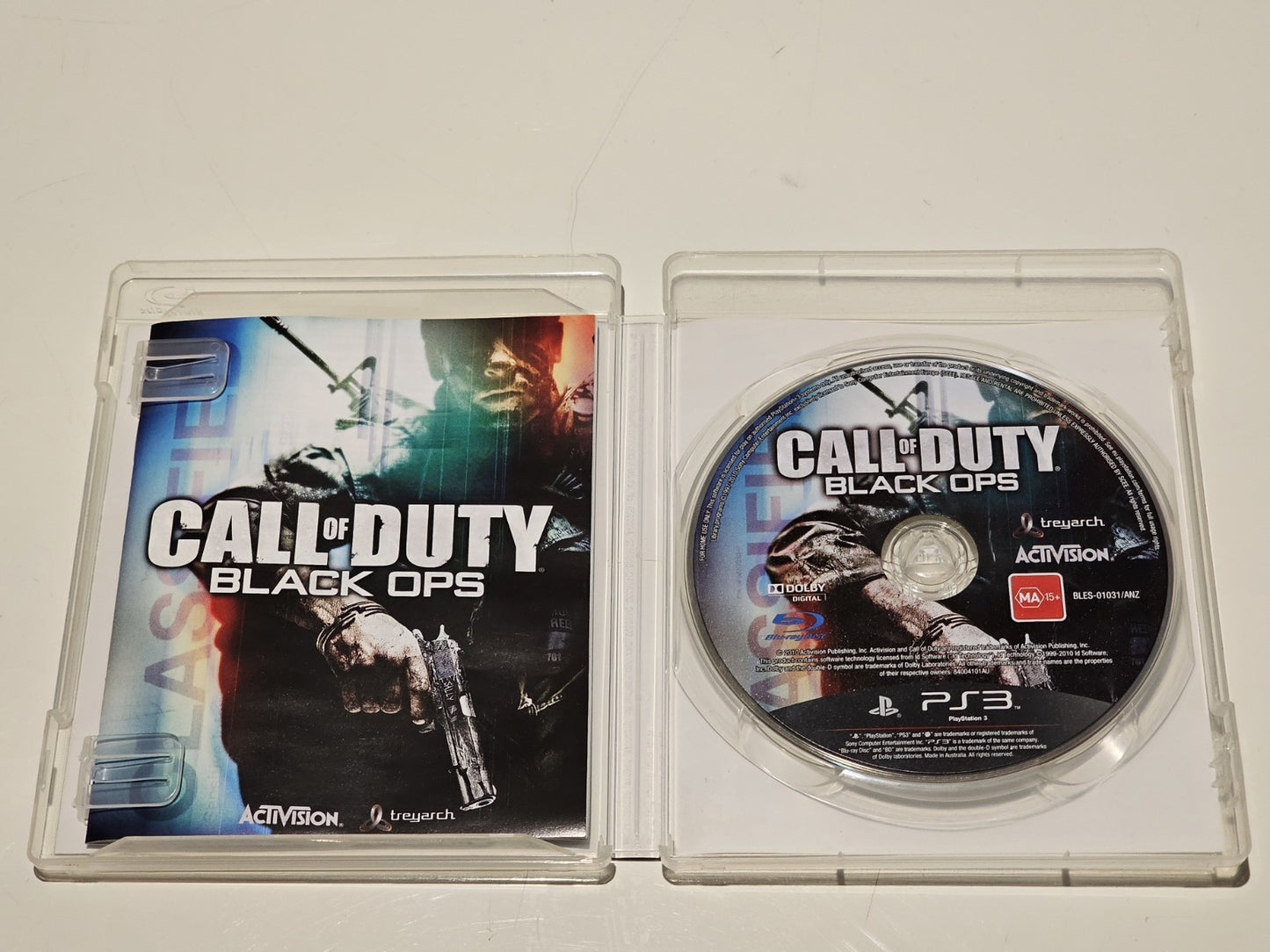 Call of Duty: Black Ops (PS3 Sony PlayStation 3, 2010) With Manual PlayStation 3 PS3 Game Retro Exchange Australia