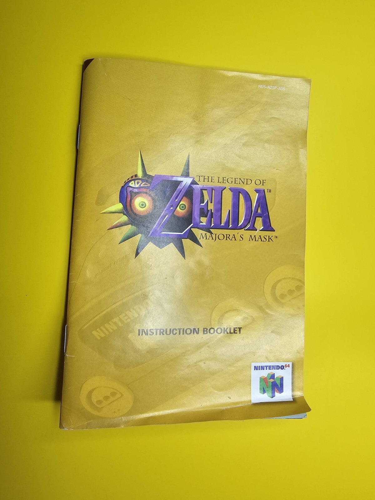 Legend of Zelda Majoras Mask Nintendo 64 N64 PAL Manual Only Nostalgic Game Retro Exchange Australia