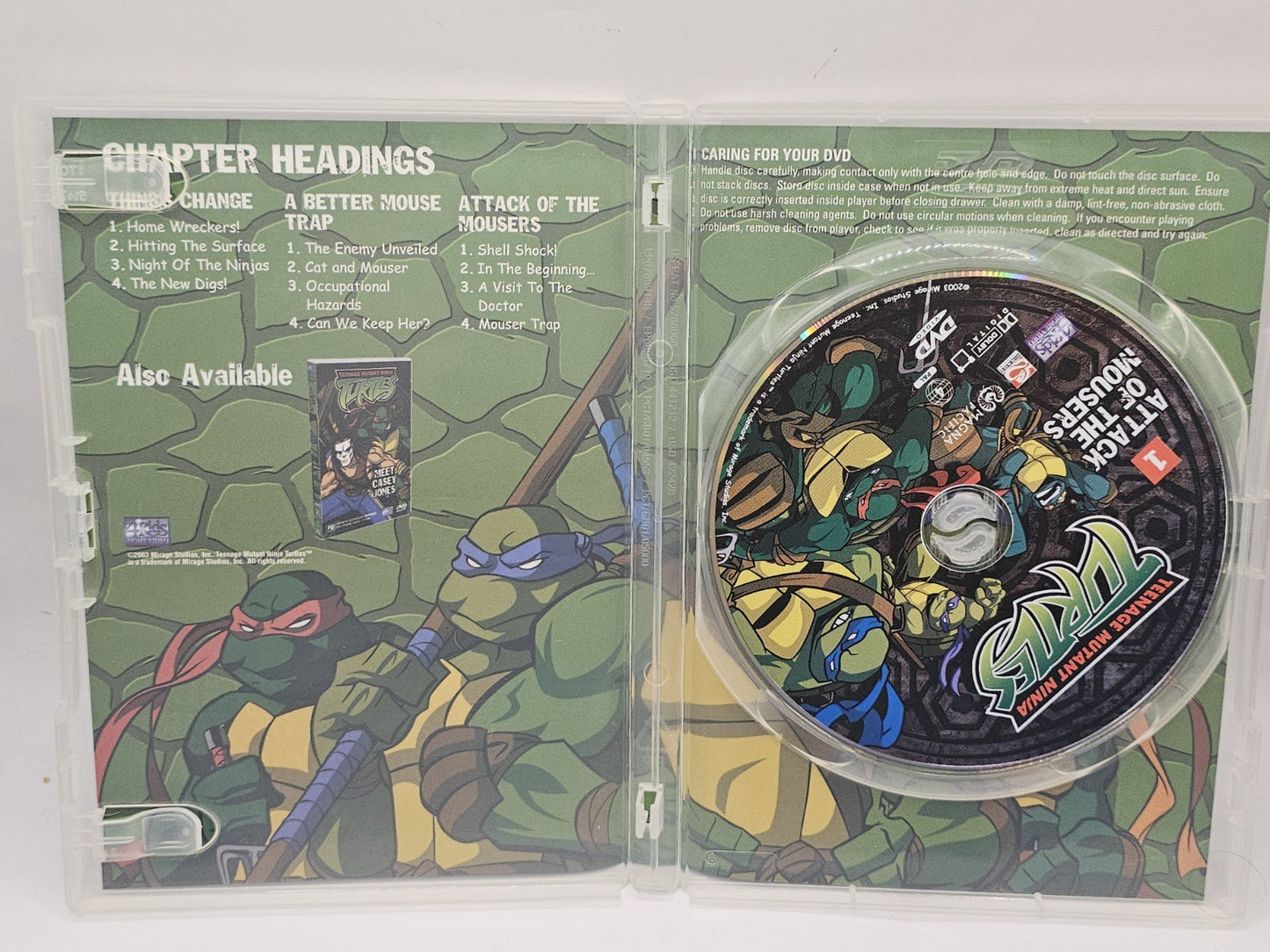 Teenage Mutant Ninja Turtles TMNT | 4 Disc Set | DVD | Region 4 Retro Exchange Australia