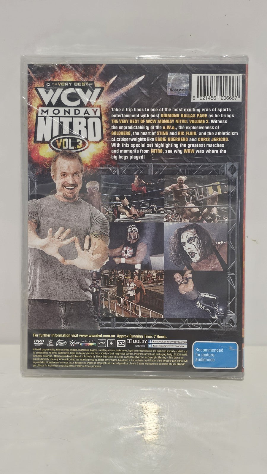 WWE Very Best of WCW Monday Nitro Vol 3 DVD 3 Disc Set New Sealed - Region 4 Retro Exchange Australia