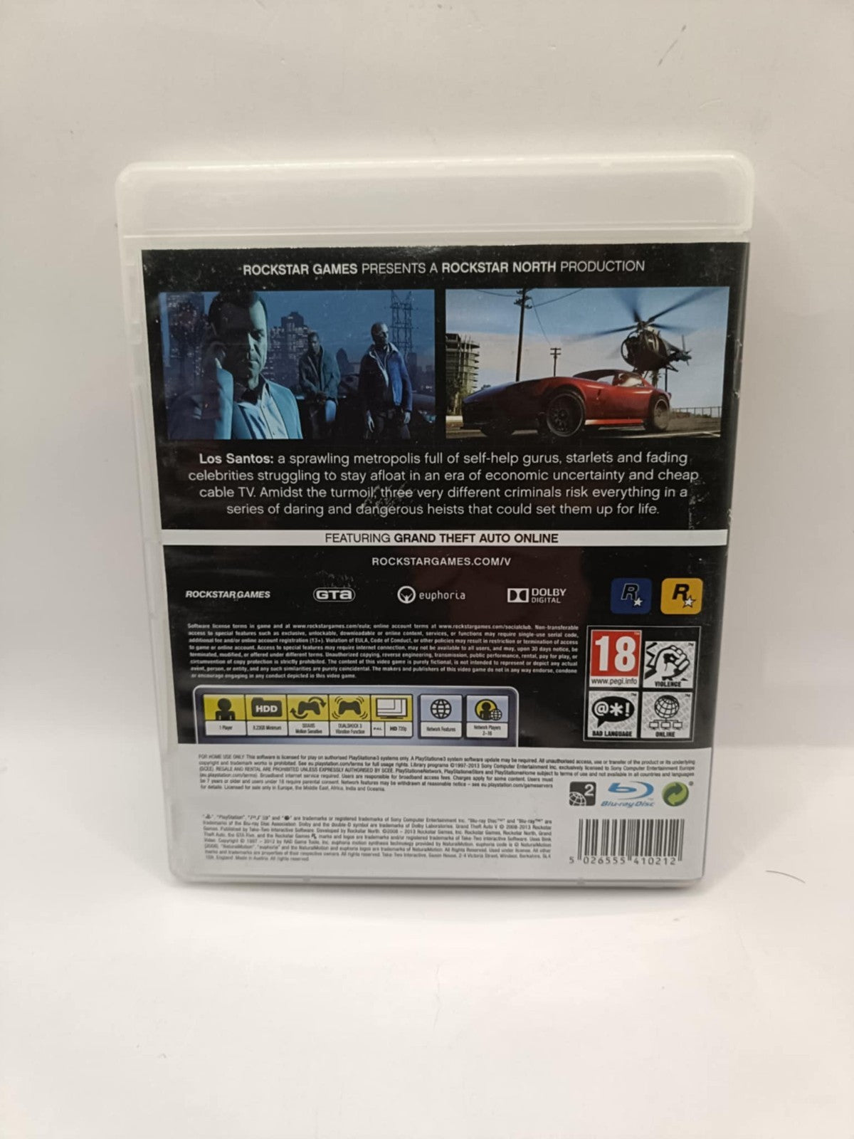 GTA Grand Theft Auto 5 PS3 Sony PlayStation 3 PlayStation 3 PS3 Game Retro Exchange Australia