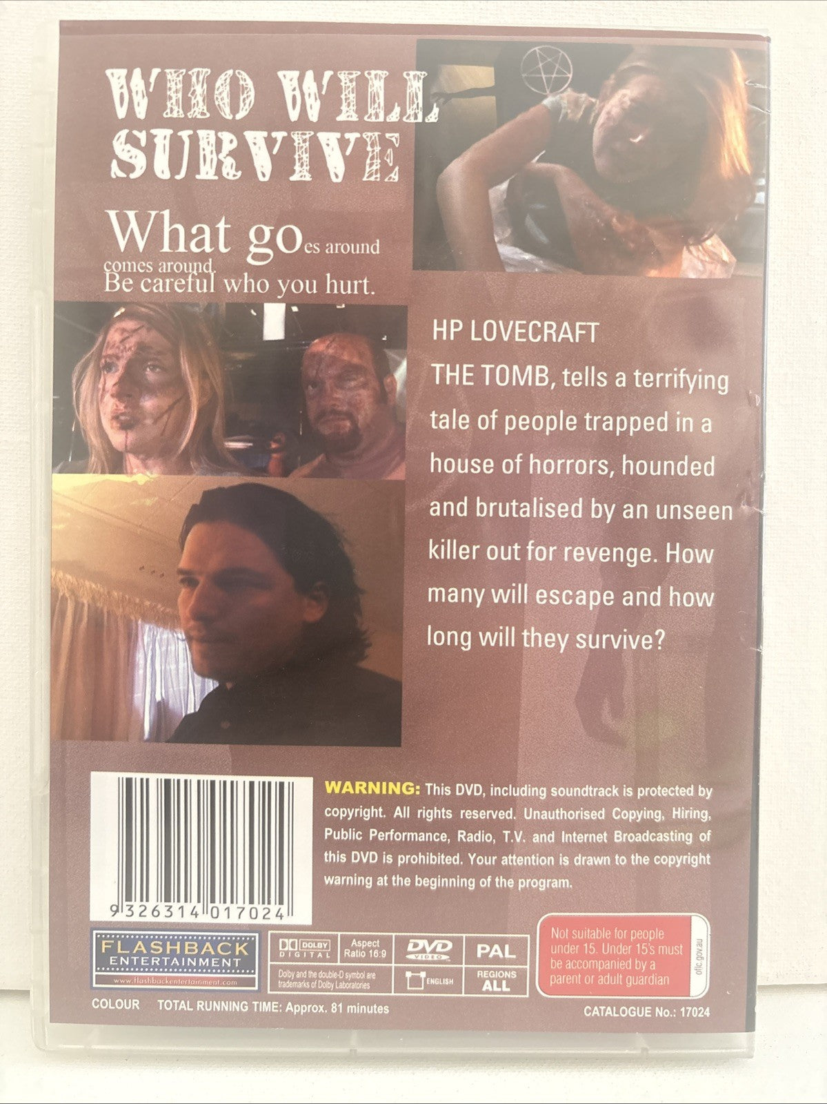 The Tomb (DVD, 2007) Horror Region 4 DVD RetroExchange Australia
