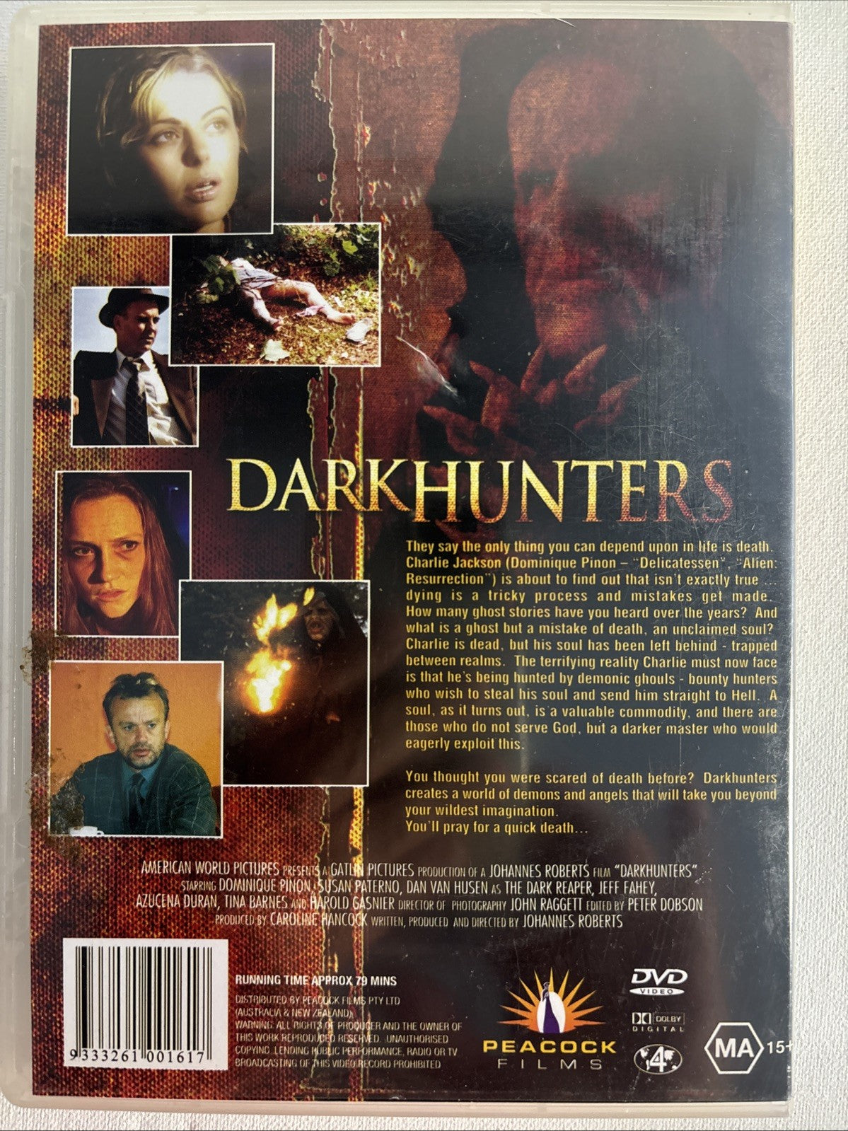 Darkhunters (DVD, 2004) Horror Region 4 Retro Exchange Australia