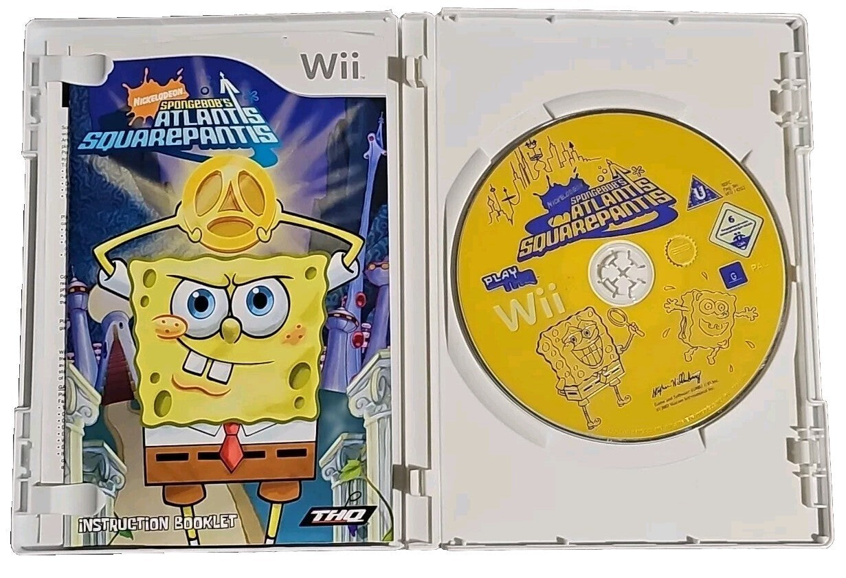 SpongeBob's Atlantis SquarePantis - Nintendo Wii Game Retro Exchange Australia